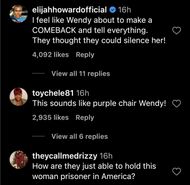Netizens react to Wendy Williams' latest claims (Image via Instagram/@theshaderoom)